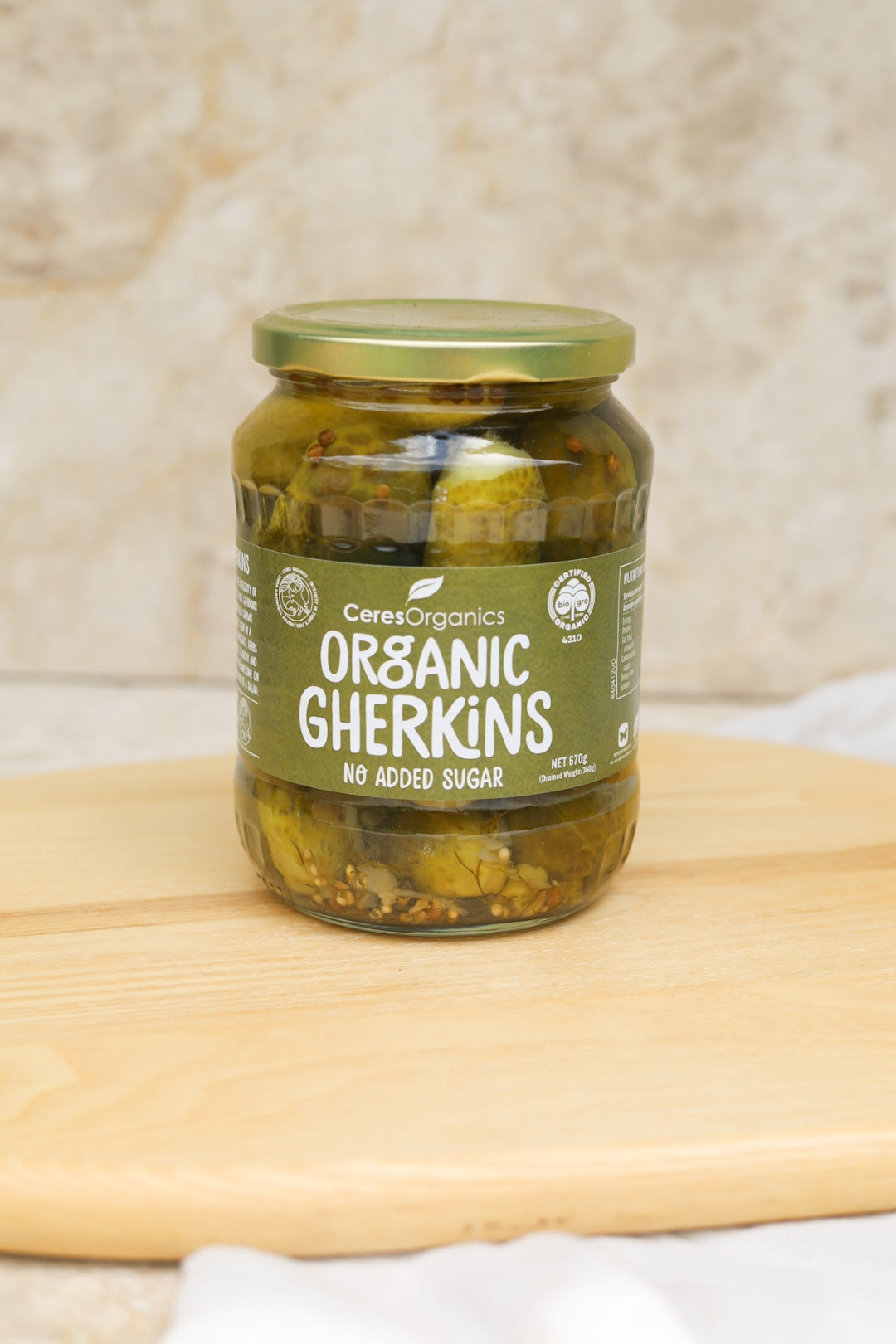 Organic Gherkins Whole