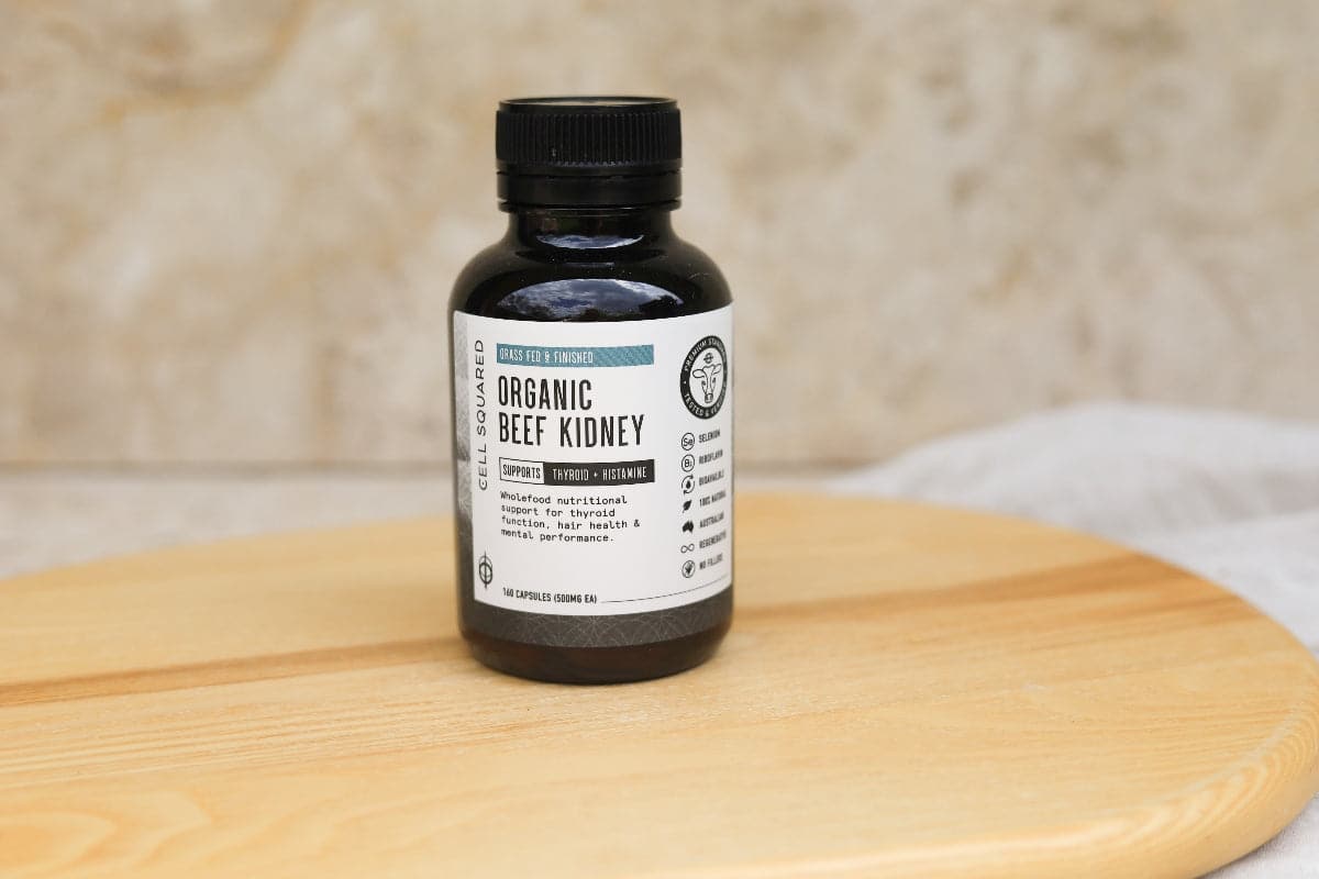 Organic Beef Kidney Capsules - Cell squared