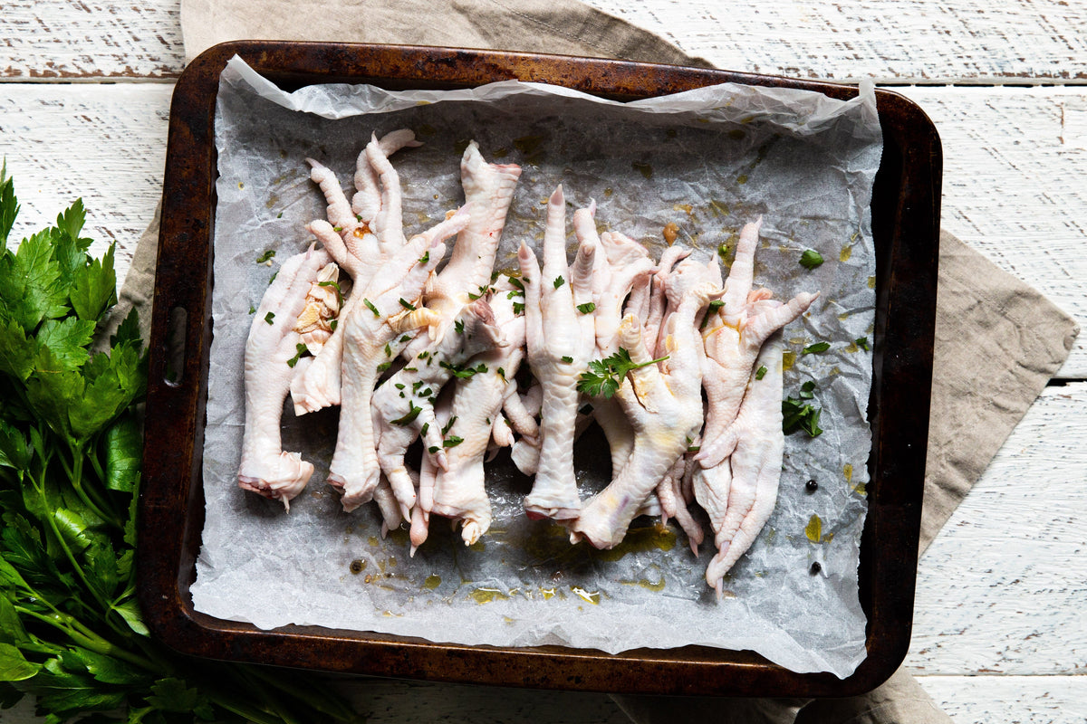 Certified Organic Chicken Feet
