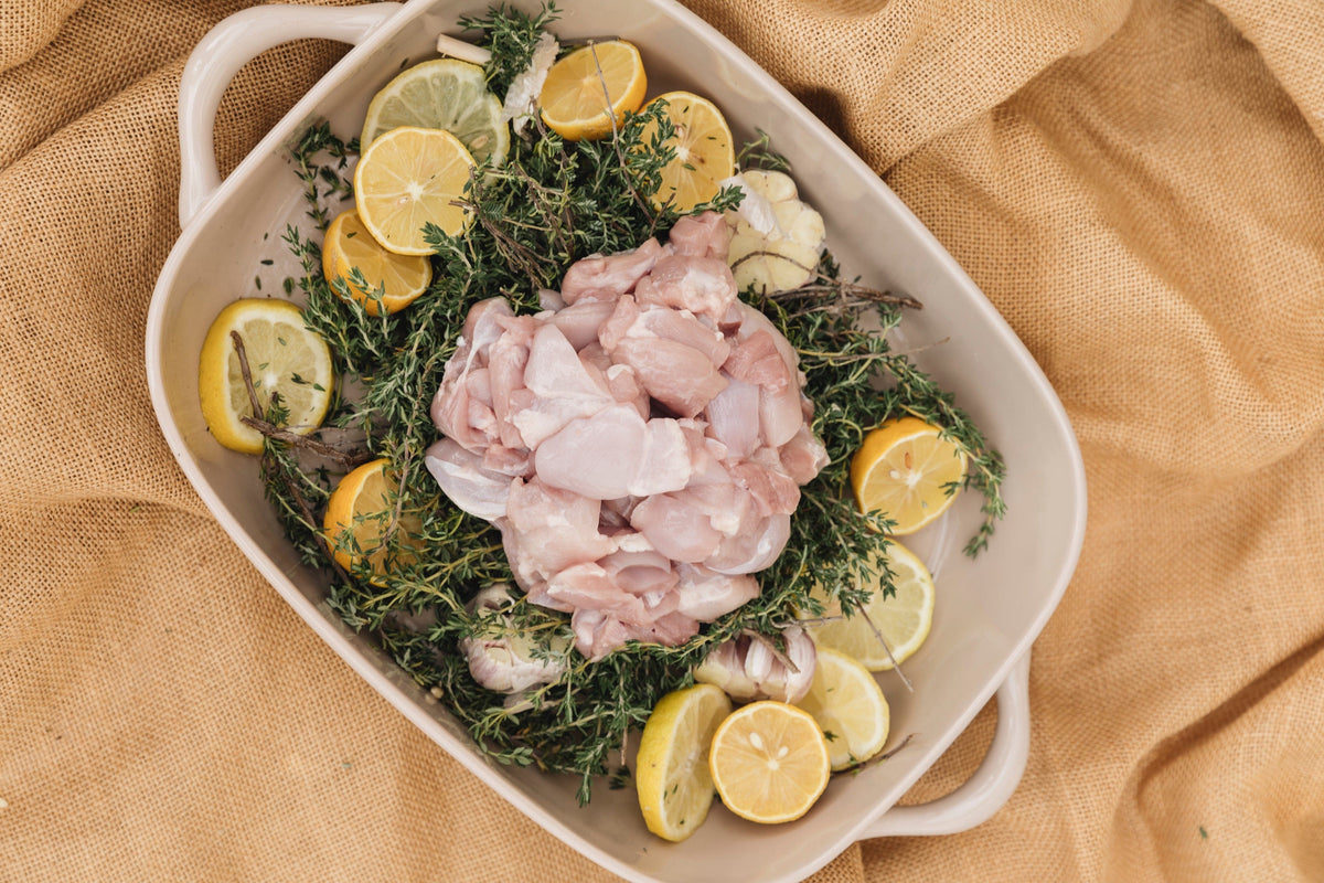 Certified Organic Diced Chicken