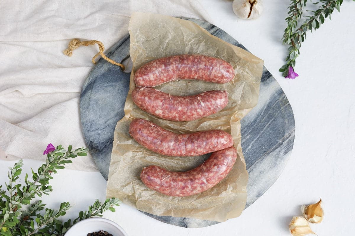 Certified Organic Beef & Liver Sausages
