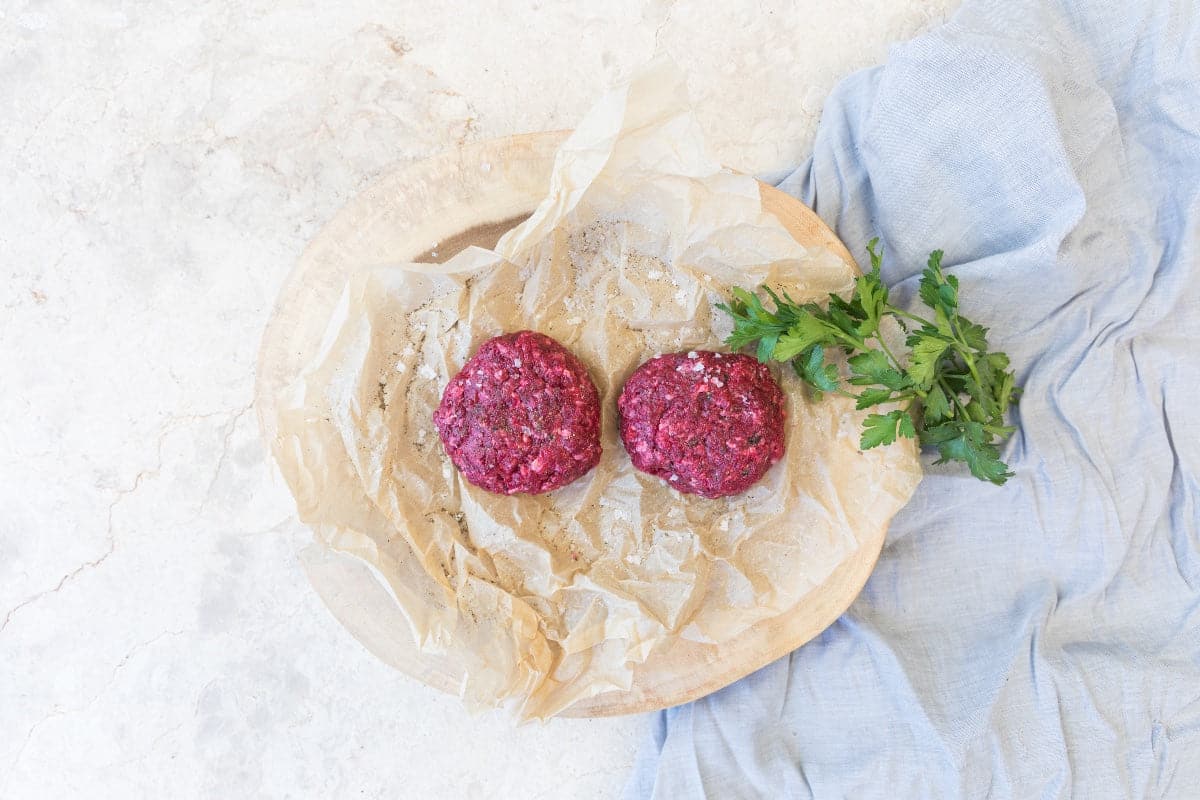 Organic Beef & Beetroot Rissoles