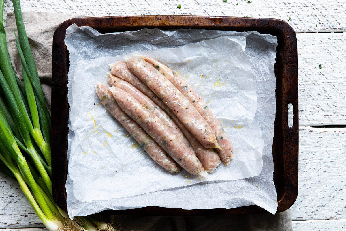 Organic Chicken & Shallot Sausages